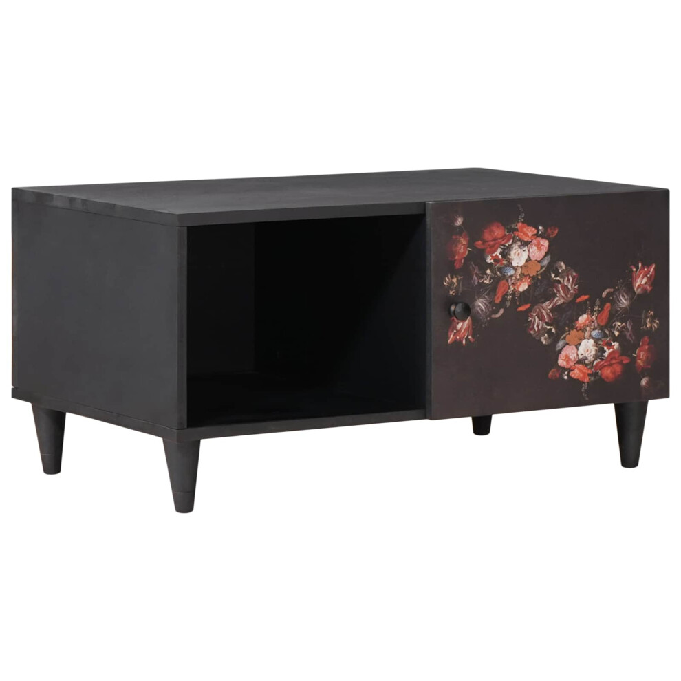 Vidaxl Coffee Table Multicolour 80 X 50 X 40 Cm Solid Mango Wood
