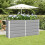 VidaXL vidaXL Planter Light Grey 160 x 40 x 75 cm Steel 1