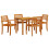 VidaXL vidaXL Garden Dining Set 5 pcs Brown Solid Acacia Wood 1