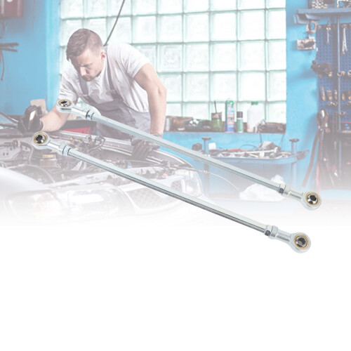 Steel Alloy Steering Tie Rod Adjustable 345mm 2