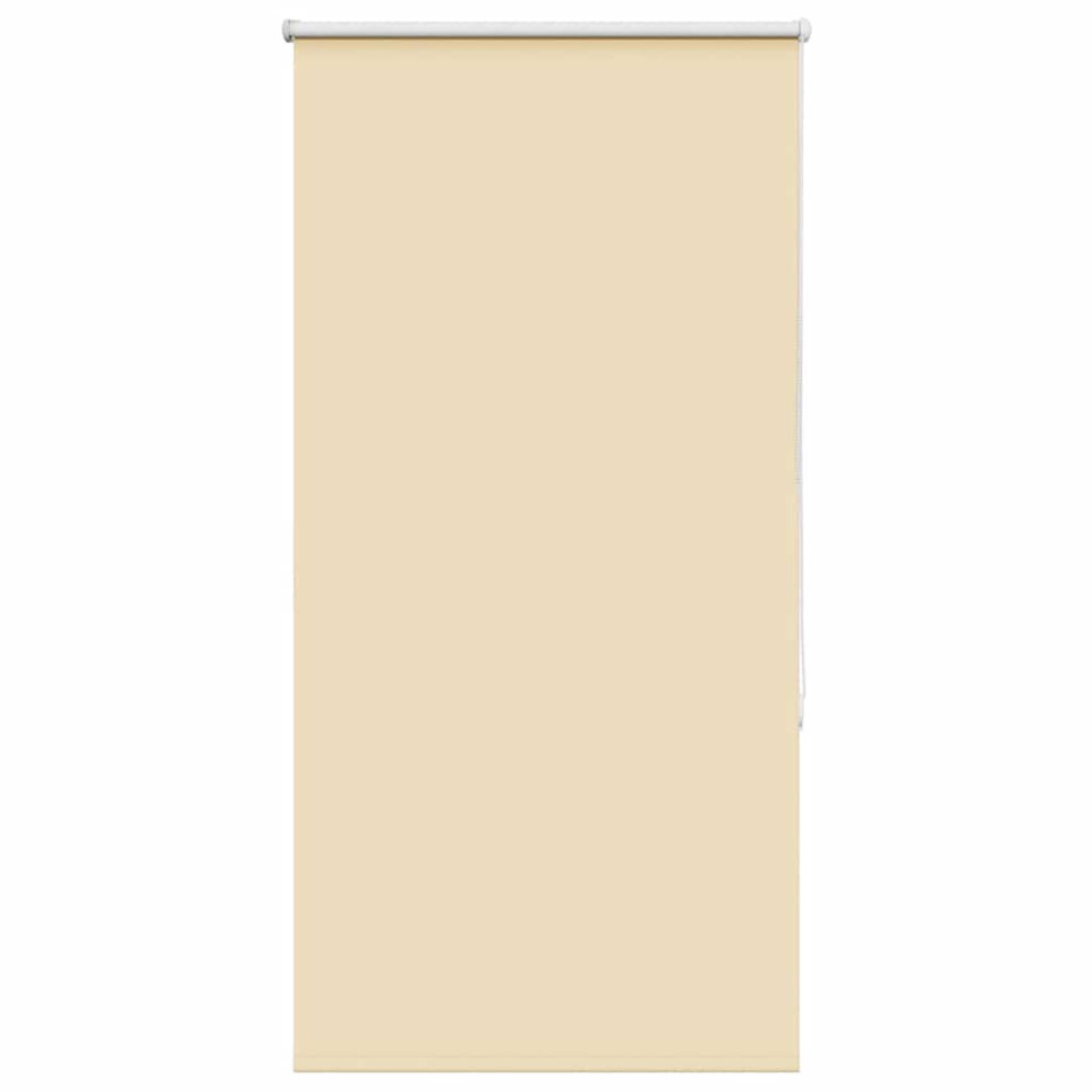 Vidaxl Roller Blind Blackout Beige 80X150 Cm Fabric Width 75.7 Cm Polyester