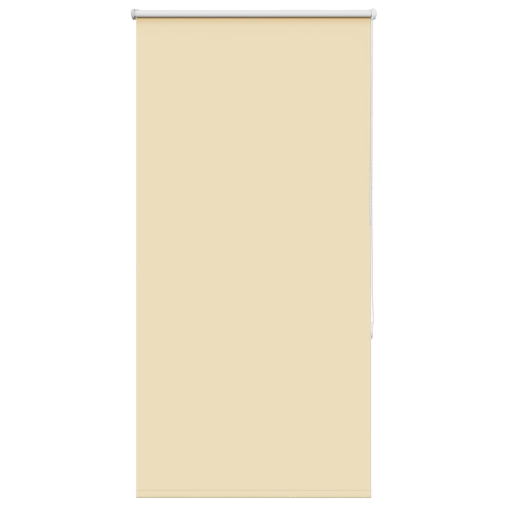 Vidaxl Roller Blind Blackout Beige 75X175 Cm Fabric Width 70.7 Cm Polyester