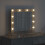 VidaXL vidaXL Vanity Mirror Rectangular Concrete Grey 60 x 55 x 18 cm 2
