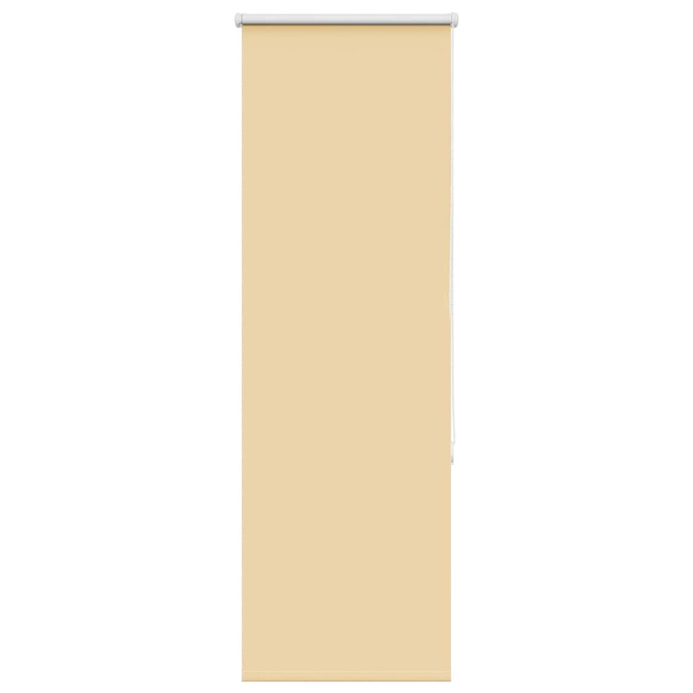 Vidaxl Roller Blind Blackout Beige 40X150 Cm Fabric Width 35.7 Cm Polyester
