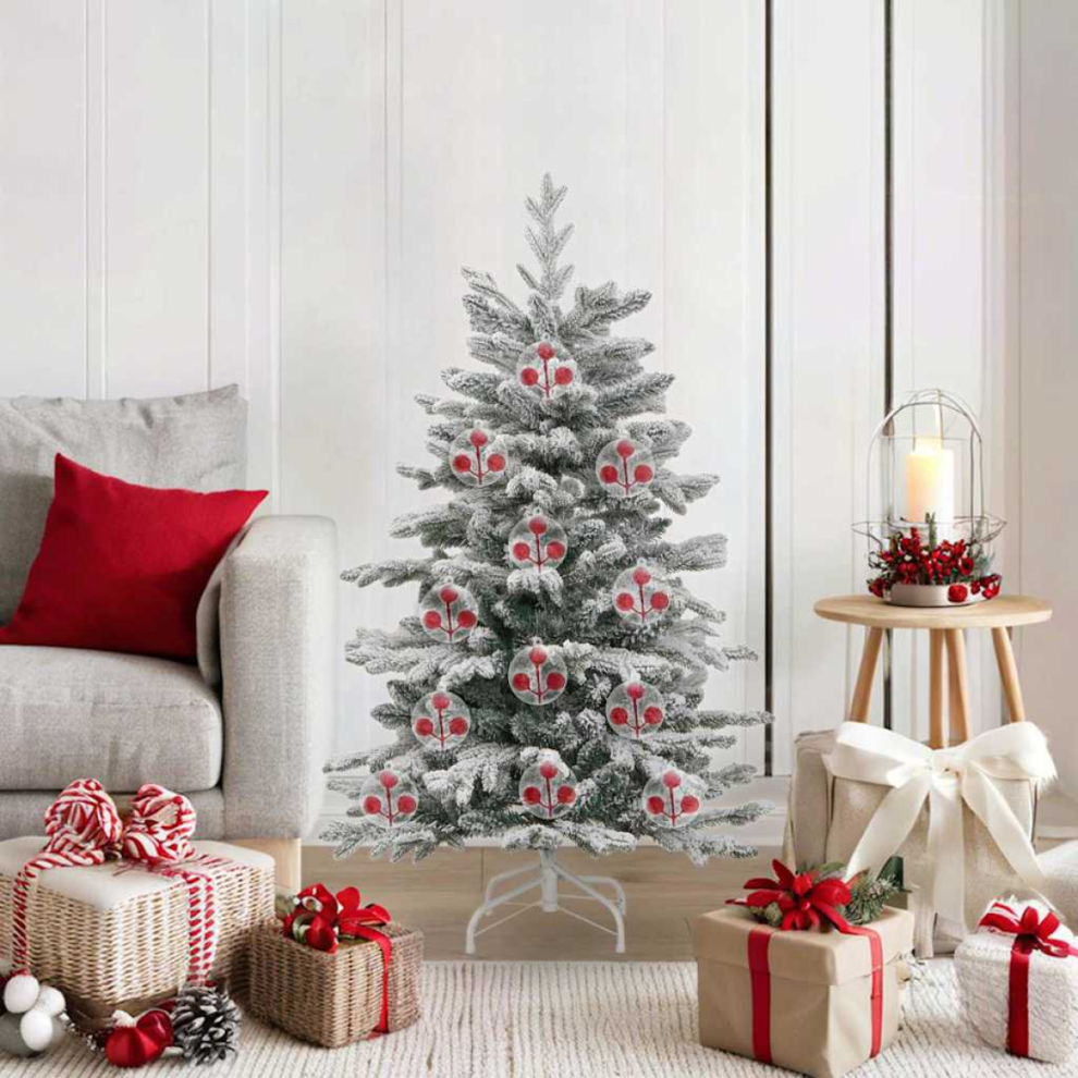 vidaXL - Christmas Bauble - Transparent - 10 cm - Clear - Image 2