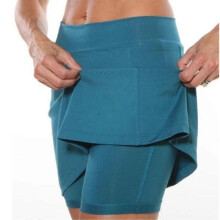 (L, blue) Women's Athletic Tennis Skorts Built-in Shorts Golf Active Skirts for Sports Running Gym Training New Arrival