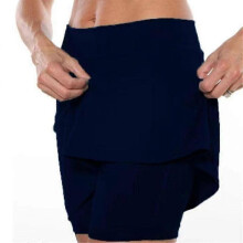 (5XL, dark blue) Women's Athletic Tennis Skorts Built-in Shorts Golf Active Skirts for Sports Running Gym Training New Arrival
