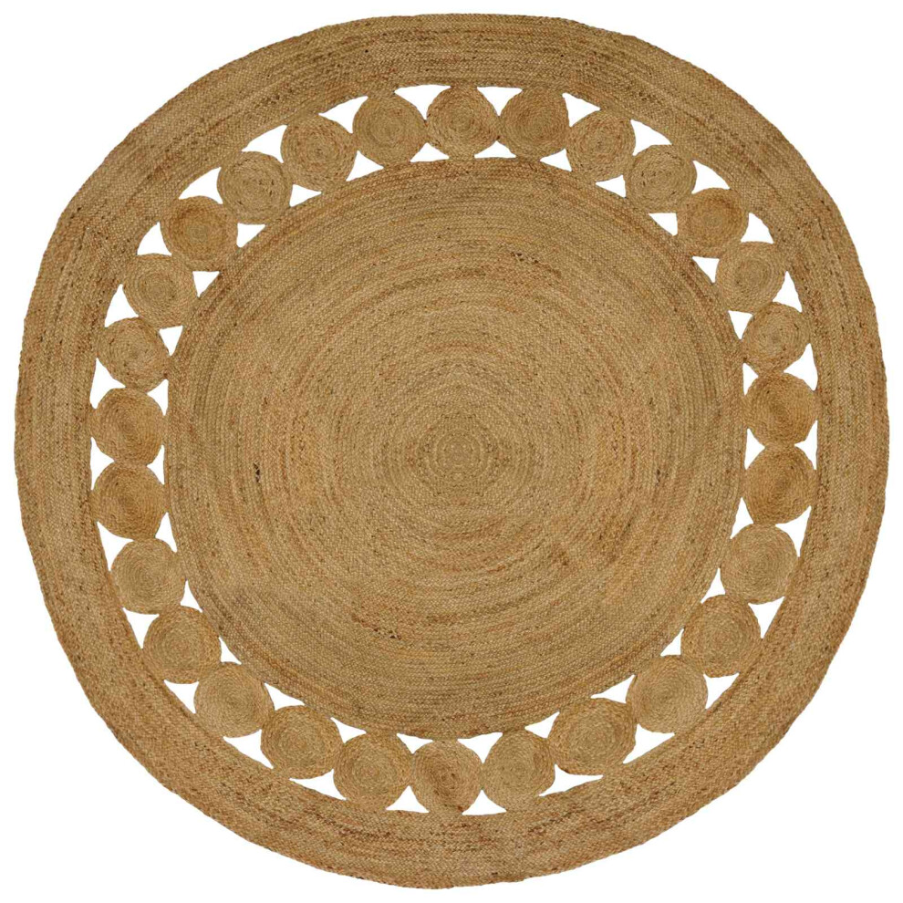 Vidaxl Area Rugs Natural Ø 240 Cm Jute
