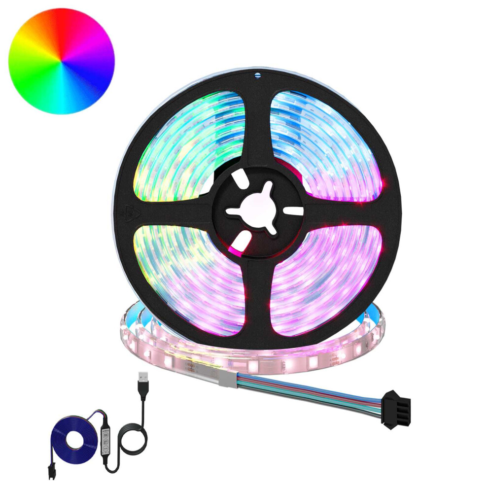 Vidaxl Led Strip 2 Pcs Black And Transparent 3000 Mm