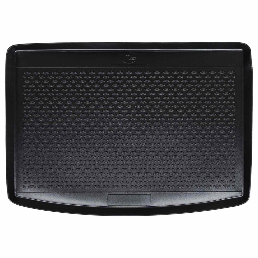 Vidaxl Trunk Mat Suitable For Seat Arona 2017- Rubber Black
