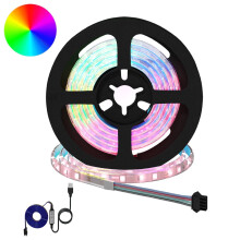 vidaXL LED-Streifen 2 stk. Schwarz und Transparent