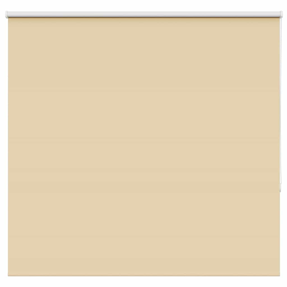 Vidaxl Roller Blind Blackout Beige 145X150 Cm Fabric Width 141.6 Cm Polyester