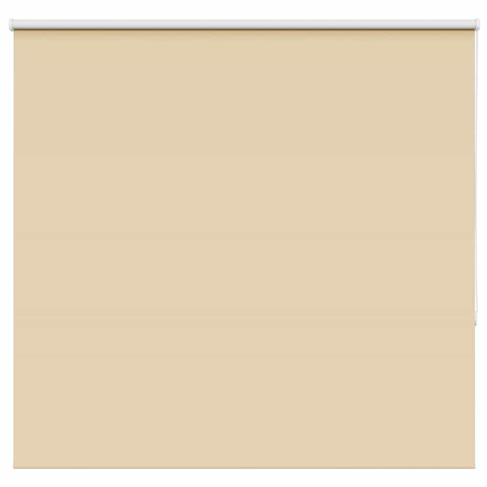Vidaxl Roller Blind Blackout Beige 150X130 Cm Fabric Width 146.6 Cm Polyester