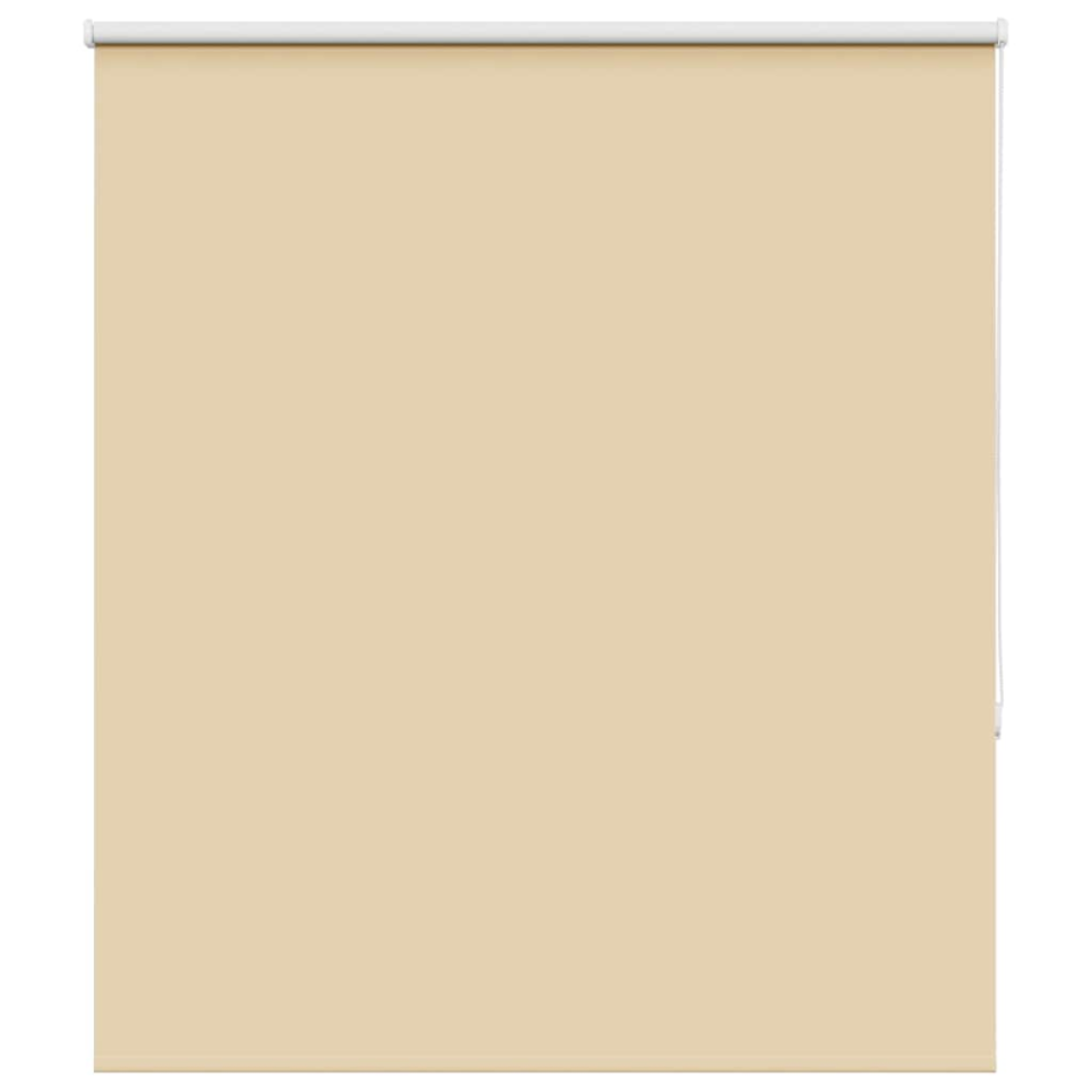 Vidaxl Roller Blind Blackout Beige 125X175 Cm Fabric Width 121.6 Cm Polyester