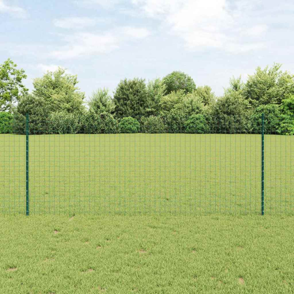 Vidaxl Fence Post 44 Pcs Green 140 Cm Steel