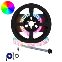vidaXL LED-Streifen 2 stk. Schwarz und Transparent