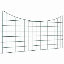 vidaXL Teichzaun Set 5 stk. 100 x 50 cm Stahl Grün