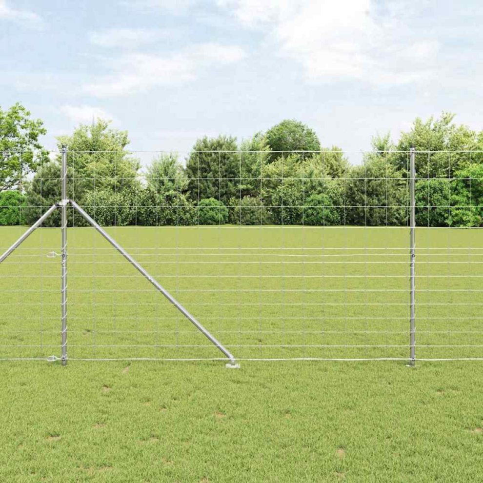 Vidaxl Fence Post Galvanized 25 X 1.5 M Steel