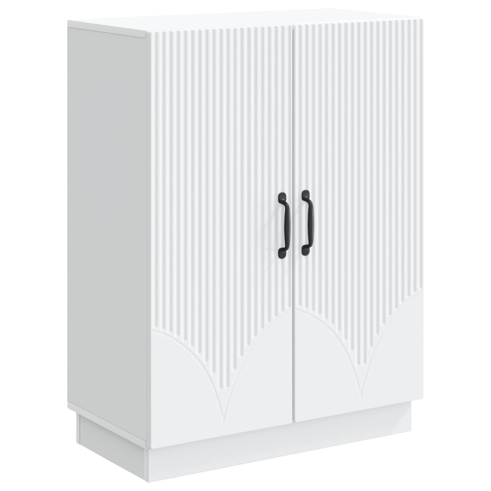 Vidaxl Sideboard 66 X 34.5 X 87 Cm Engineered Wood White