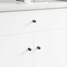 vidaXL Cabinet Knob 1011 pcs Black Iron