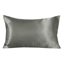 (51cm x 76cm, dark gray) Pillowcase Pillow Cover Satin Hair Beauty Pillowcase Comfortable Pillow Case Home Decor Pillow Covers Cushions Home DecorZZ50