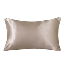 (51cm x 76cm, khaki) Pillowcase Pillow Cover Satin Hair Beauty Pillowcase Comfortable Pillow Case Home Decor Pillow Covers Cushions Home DecorZZ50