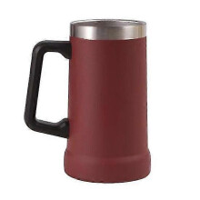 (brown) 700ML Beer Stein Double Wall Stainless Thermal Steel Coffee Mug Insulation Tumbler for HotZZ50