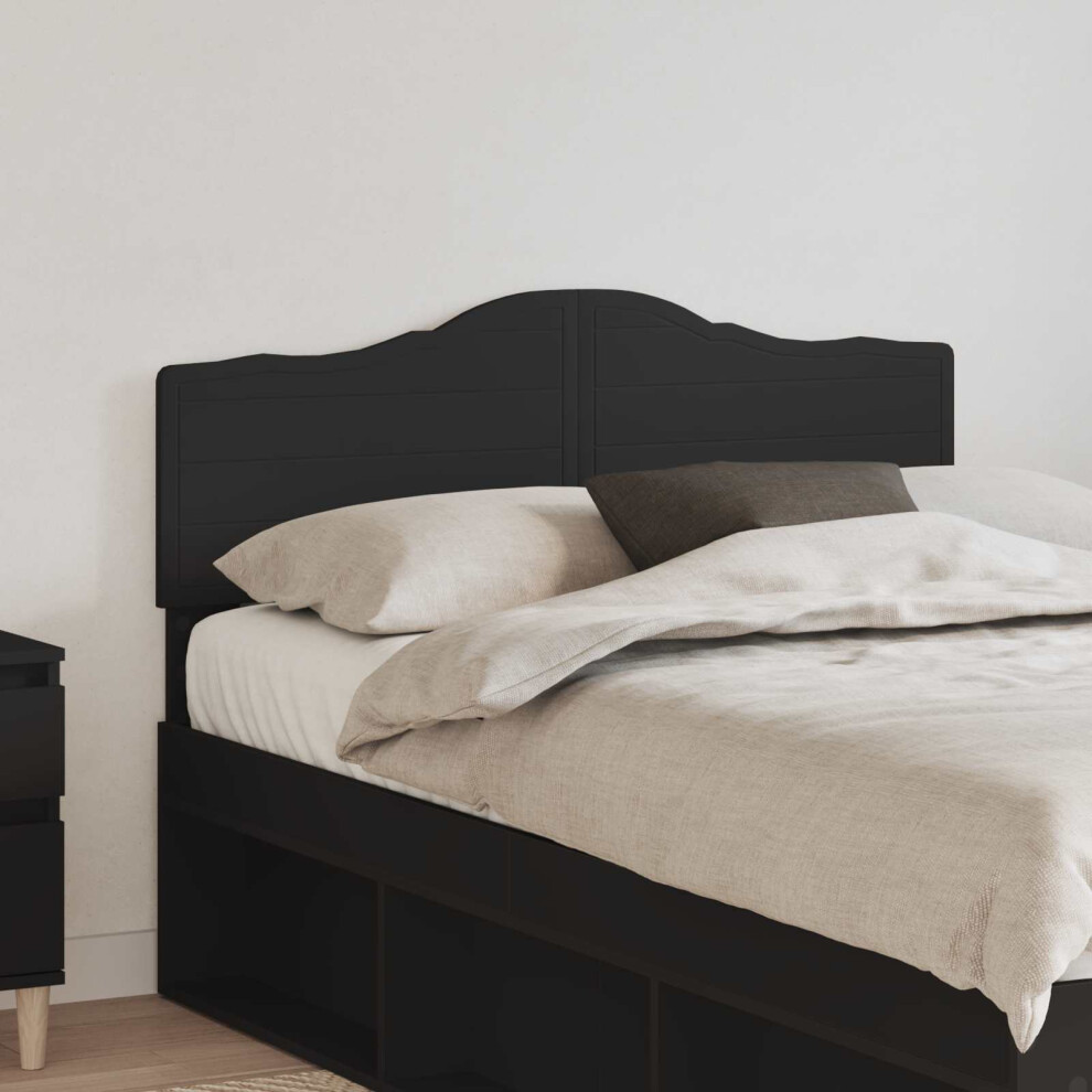 Vidaxl Headboard Black Oak Engineered Wood