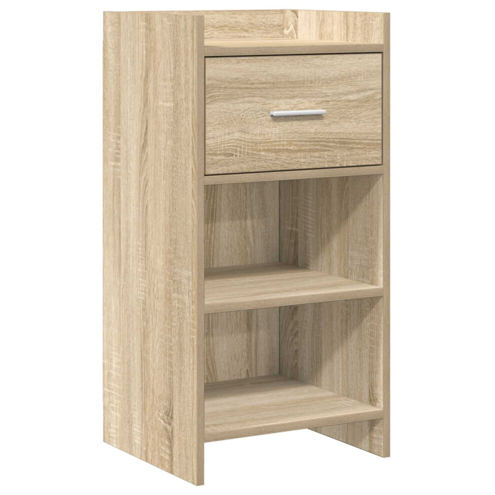 Vidaxl Sideboard Sonoma Oak 40 X 36 X 80 Cm Engineered Wood