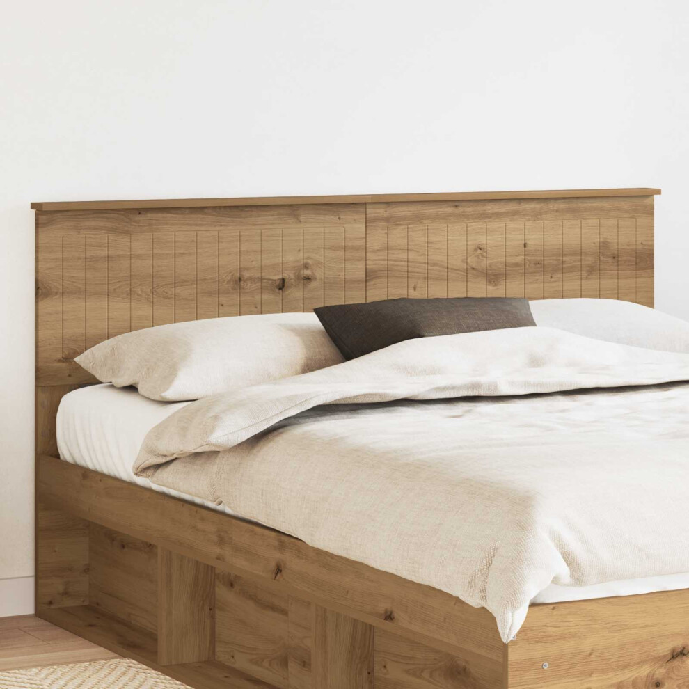 Vidaxl Headboard Artisan Oak Engineered Wood