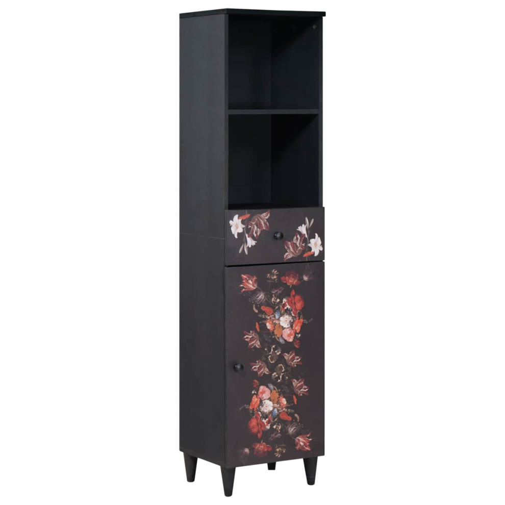 Vidaxl Bathroom Cabinet With Drawer Multicolour 38 X 33.5 X 160 Cm