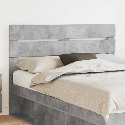 VidaXL vidaXL Headboard Concrete Grey Engineered Wood