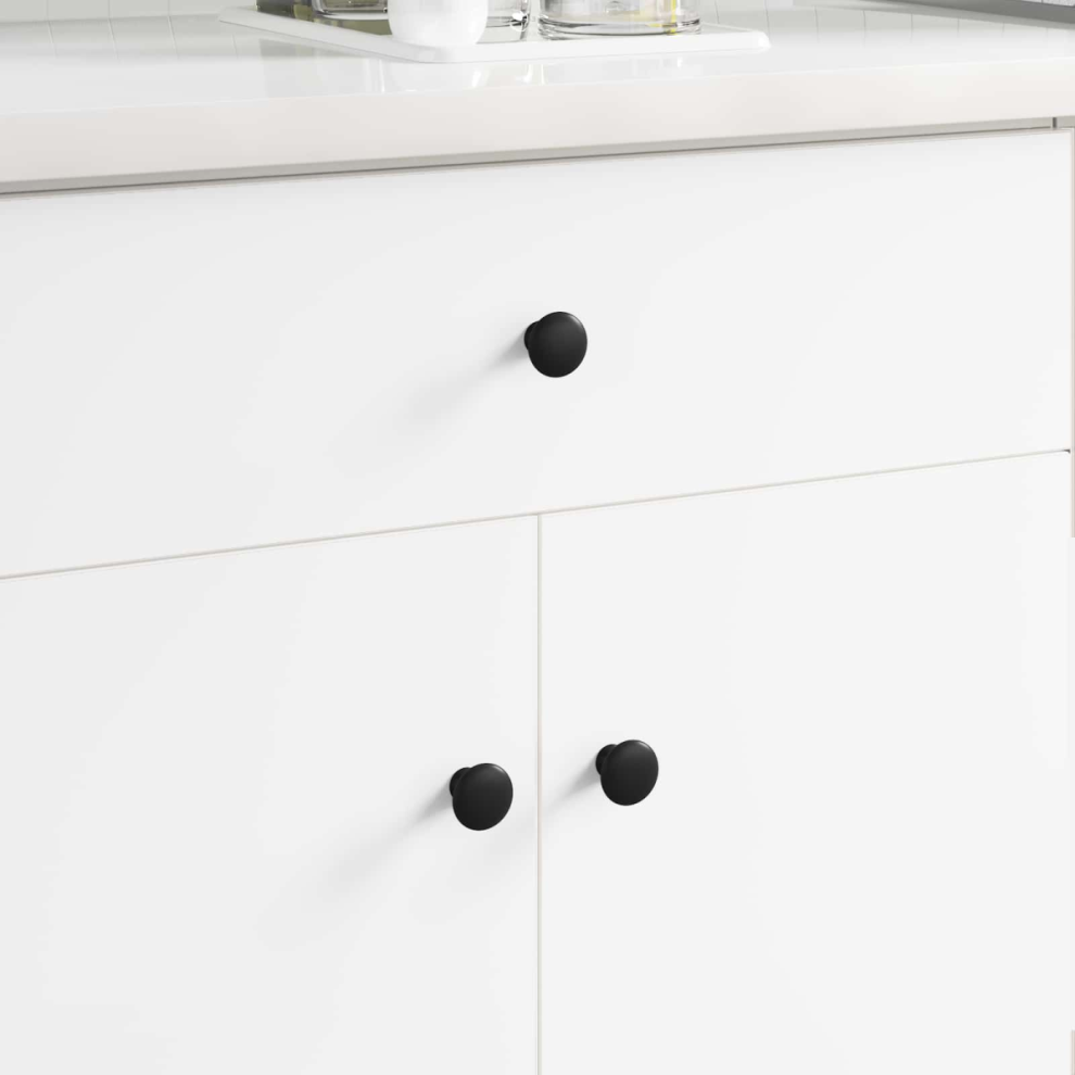 Vidaxl Handle 1461 Pcs Black Ã30 Mm Aluminium