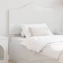 vidaXL Headboard Gloss White Engineered wood