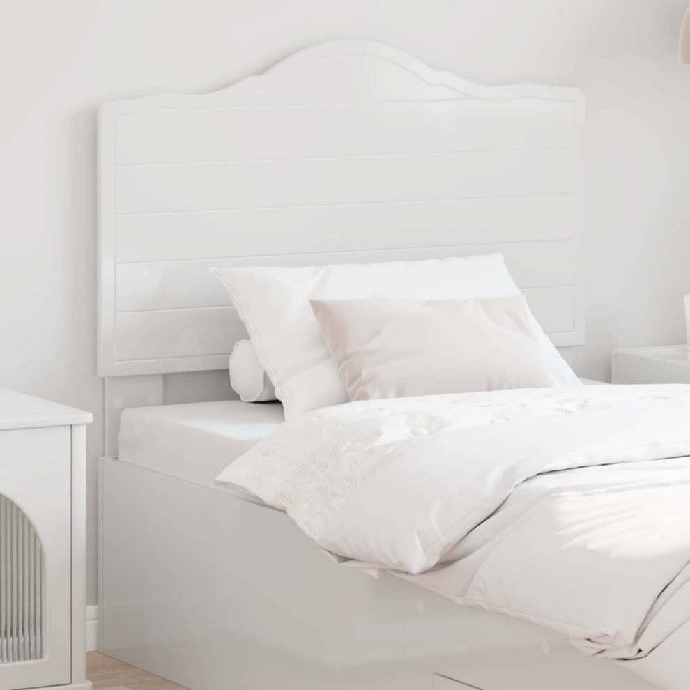VIDAXL Headboard in Gloss White Engineered Wood for Bedroom Decor - Image 2