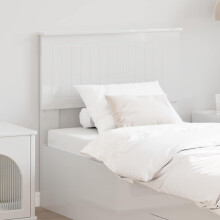 vidaXL Headboard Gloss White Engineered wood