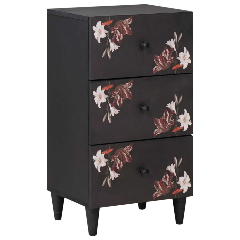 Vidaxl Storage Cabinets Multicolour 40 X 33.5 X 75 Cm Solid Mango Wood