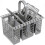 Removable Handle Cutlery Basket for Dishwasher Utensil Holder Silverware Organizer Convenient Kitchen Accessory 1