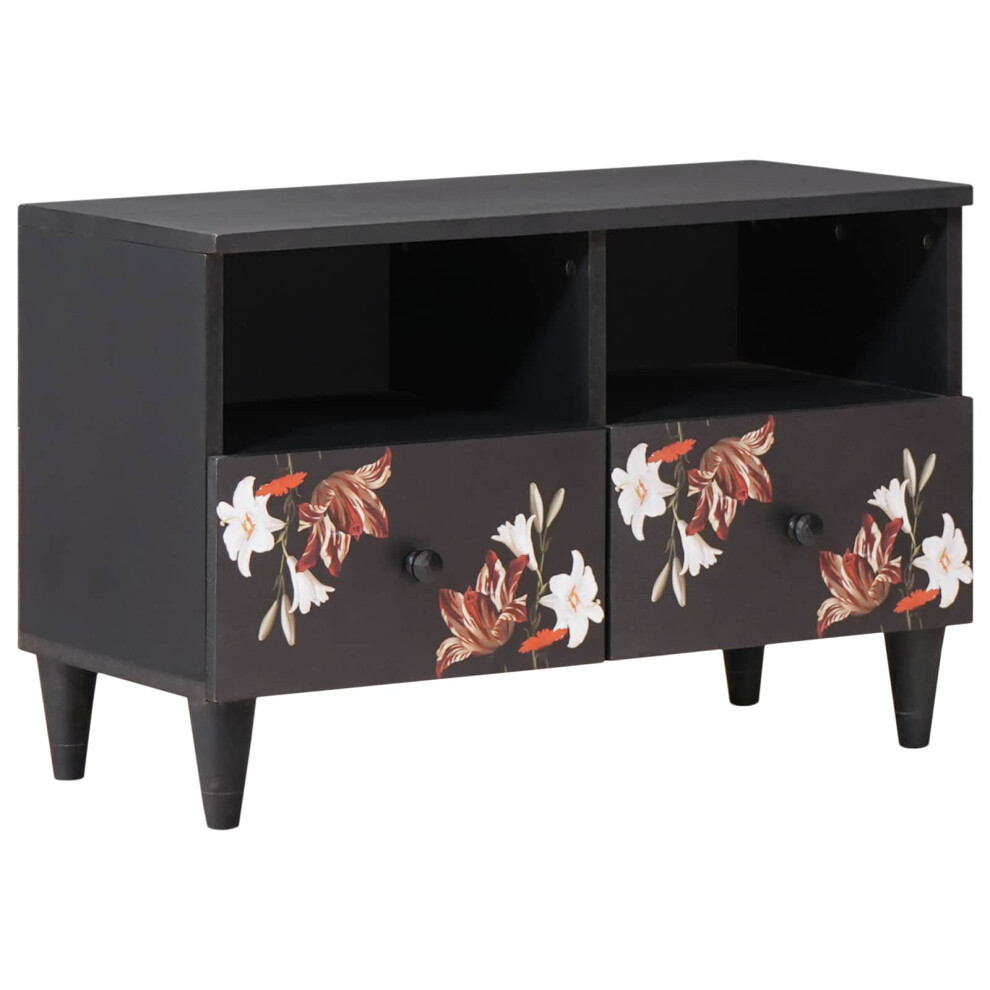 Vidaxl Storage Cabinets Multicolour 70 X 33.5 X 46 Cm Solid Mango Wood