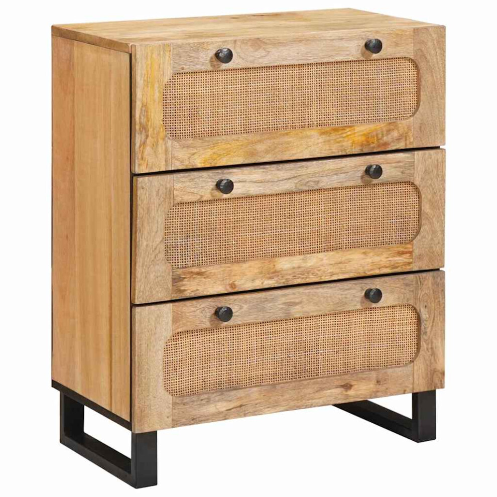 Vidaxl Sideboard Brown 60 X 33 X 75 Cm Solid Mango Wood