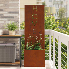vidaXL Garten Sichtschutz-Leinwand Rostig 50 x 32 x 150 cm