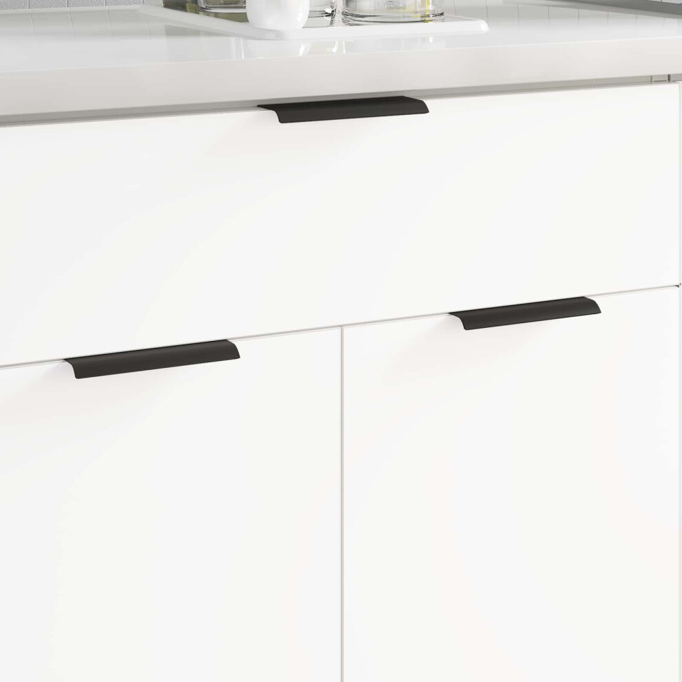 Vidaxl Handle 725 Pcs Black 120 X 39.6 X 17 Mm Aluminium
