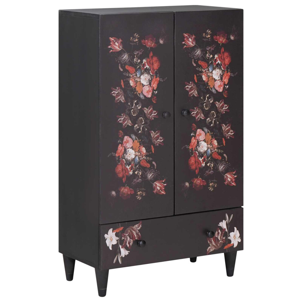 Vidaxl Storage Cabinets With Drawer Multicolour 60 X 33.5 X 100 Cm