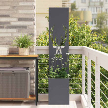 vidaXL Garden Privacy Screen Animal Print Anthracite 32 x 32 x 150 cm