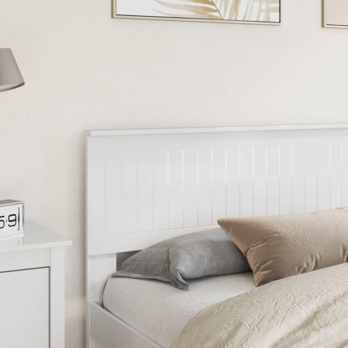 VidaXL vidaXL Headboard Gloss White Engineered wood 2