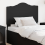 VidaXL vidaXL Headboard Black Oak Engineered wood 1