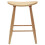VidaXL vidaXL Dining Chairs 2 pcs Natural 46 x 37 x 63 cm Solid Rubber Wood 4