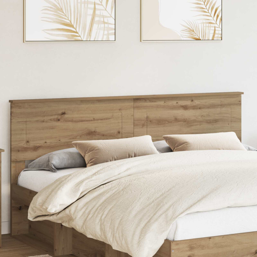 Vidaxl Headboard Artisan Oak Engineered Wood