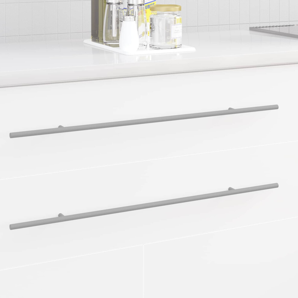 Vidaxl Cabinet Handle 12 Pcs Silver 700Mm Stainless Steel