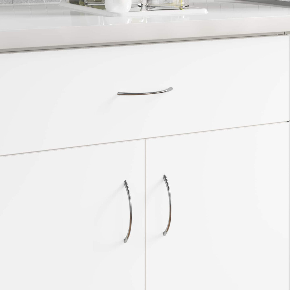 Vidaxl Handle 1385 Pcs Silver 107 X 3.6 X 23 Mm Stainless Steel